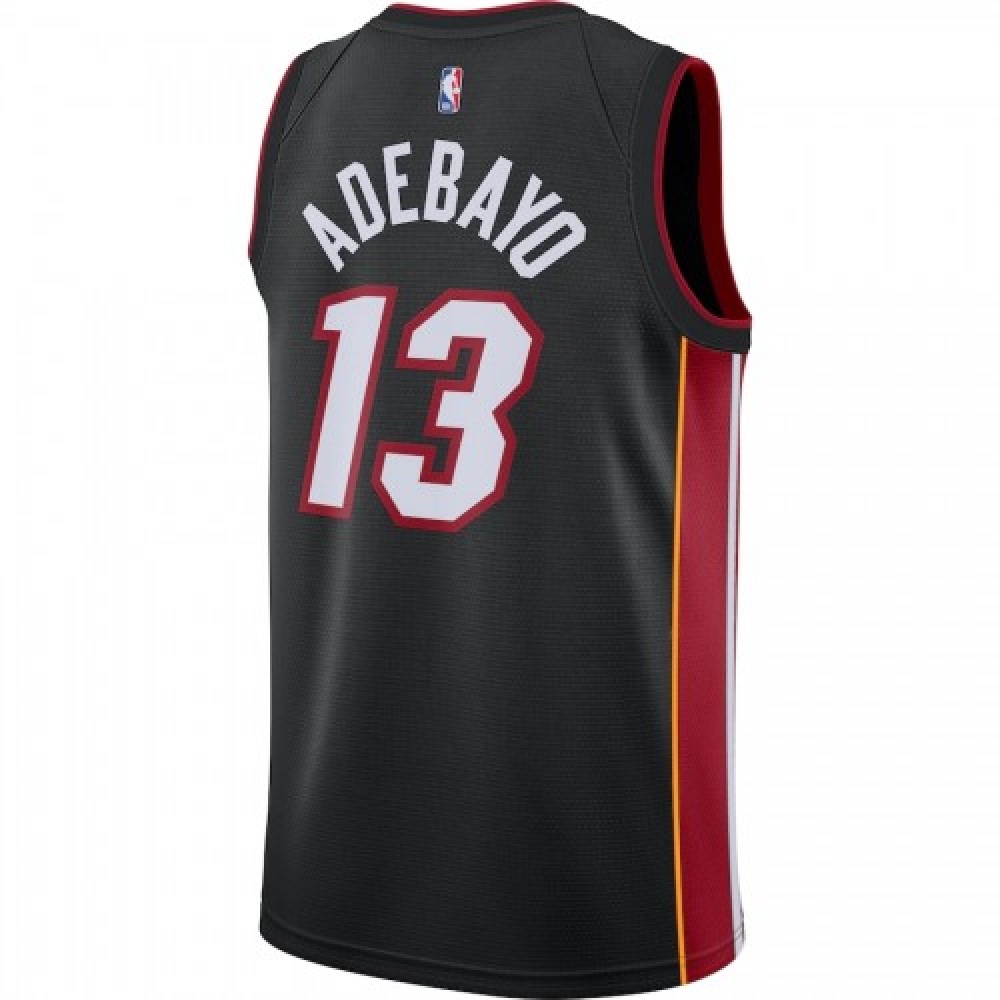 Men's Miami Heat Bam Adebayo #13 Black 2020/21 Swingman Jersey – Icon Edition-Pro Kit Vault | Brand New 26/27 Sports Jerseys